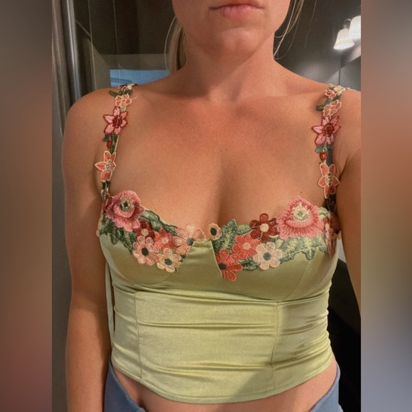 Princess Polly Enchante to Meet You Green XS NWT - Picture 7 of 7